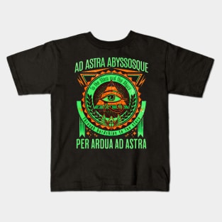 ad astra abyssosque Kids T-Shirt